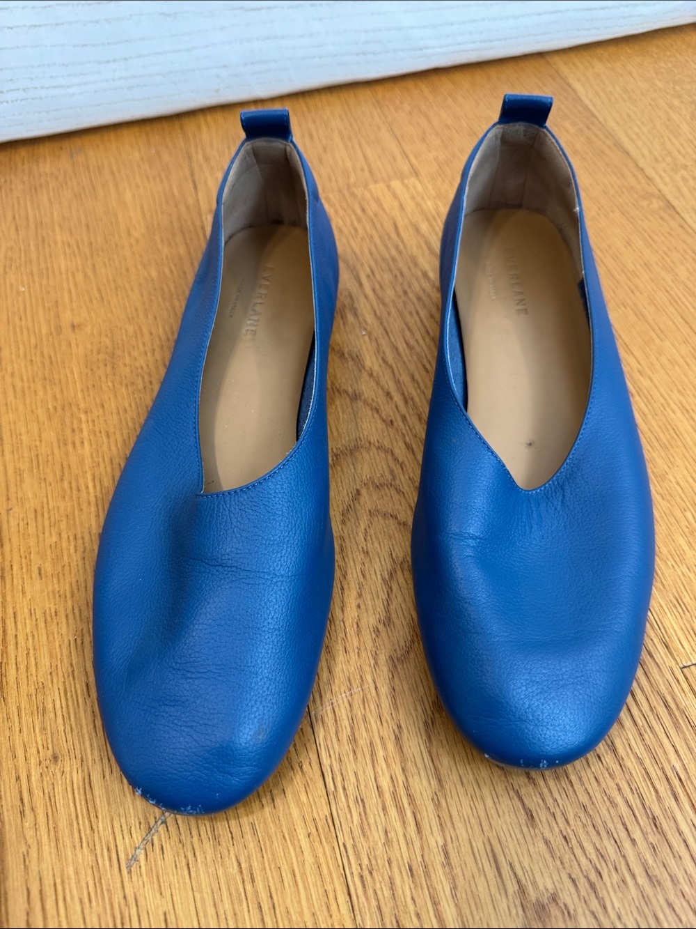 Everlane The Day Glove Flats – Blue Leather shoes size 9